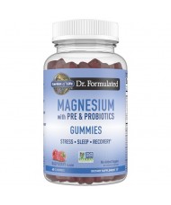 Dr. Formulated Magnesium with Pre and Probiotics Raspberry 60 Gummy